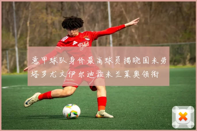 意甲球队身价最高球员揭晓国米劳塔罗尤文伊尔迪兹米兰莱奥领衔